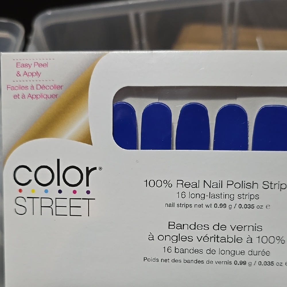Color Street Blue Nail Polish Strips